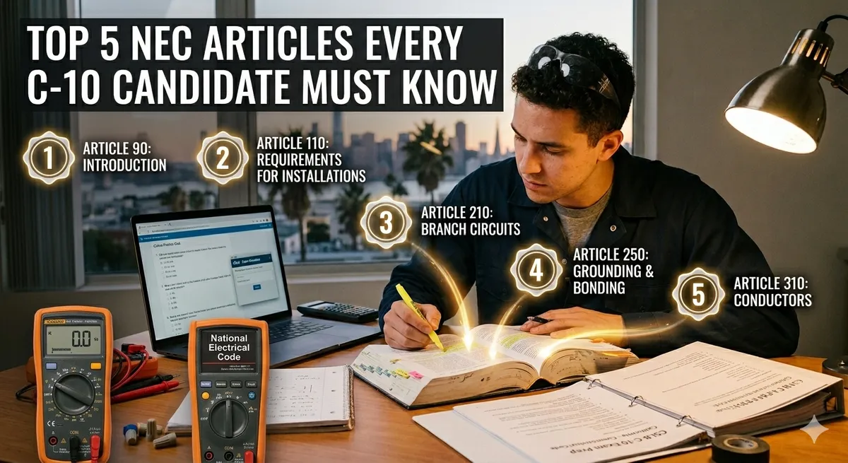 Top 5 NEC Articles Every C-10 Candidate Must Know