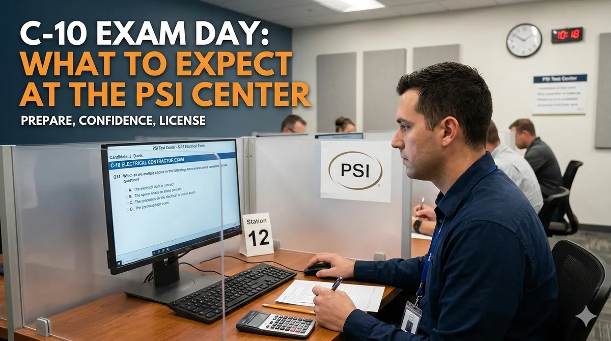 C-10 Exam Day: What to Expect at the PSI Center